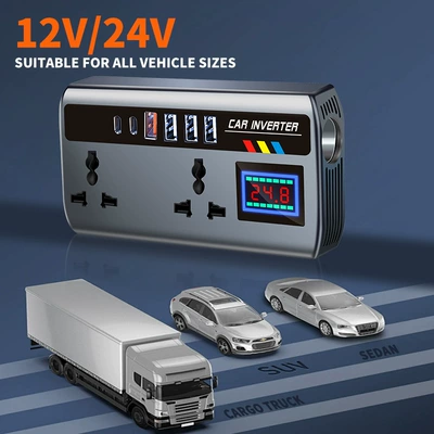 Smart Car Inverter Converter – Mobil şarj cihazları