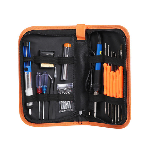 Adjustable temperature soldering iron, US standard 110v soldering tool, European standard 220V 60W soldering iron tool kit set