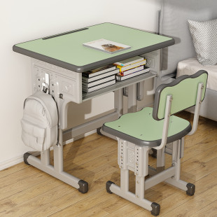 Desks, School Desks and Chairs, a Complete Set of Student Desks, Writing Desks, Liftable Study Desks, Primary School, Middle and High School Supply Chains