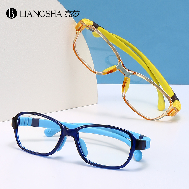quality children silica gel TR90 Spectacle frame Teenagers men and women myopia glasses Removable Frame goods in stock wholesale