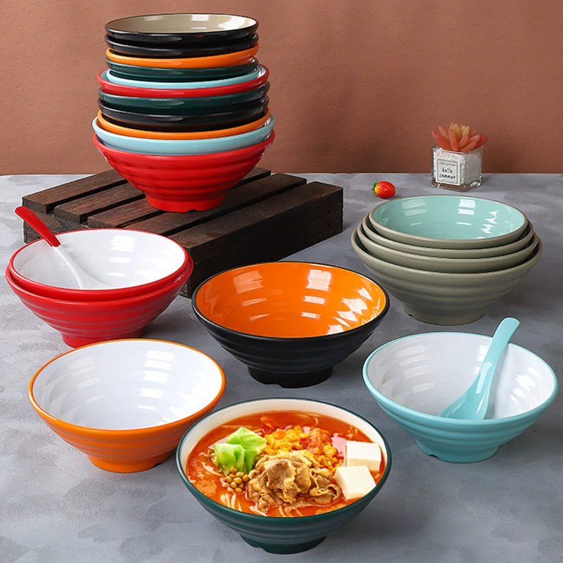 Пластмассовый imitation porcelain мисочная чаша для лапши специальная меламиновая чаша для лапши коммерческая ударопрочная посуда для супа чаша говяжий рамен чаша малатанг