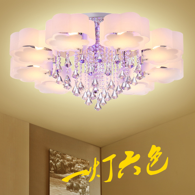 2026 New Model Living Room Lighting Package, Elegant Crystal Lamp, Modern Minimalist Home Dining Room Lamp, Led Ceiling Bedroom Lamp