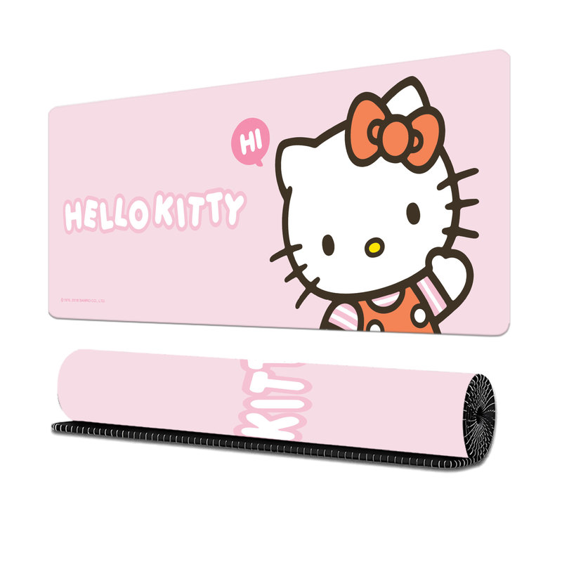 サンリオ ハローキティ ハローキティ 漫画マウスパッド KT 猫 かわいい アニメ 滑り止め 大型コンピュータデスクパッド|undefined