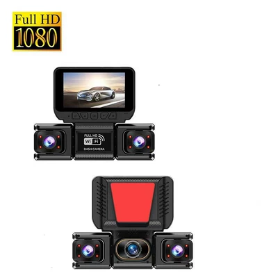Front and Rear Three-Way Recording | Driving recorder - xc406-hd-3-recording-wifi
