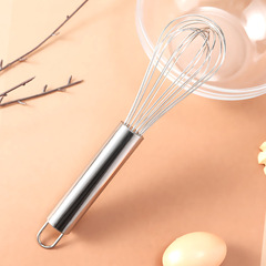 Stainless steel egg beater manual mixing stick handheld egg mixer egg pumping household commercial kitchen baking tools