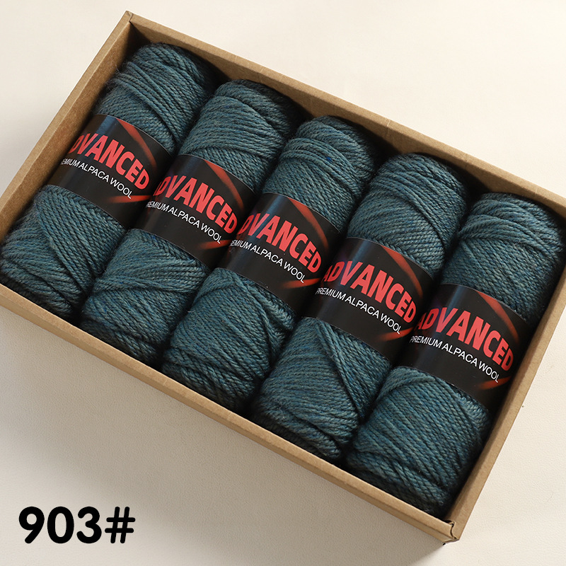 Ovillo de Lana de Alpaca Térmico para Tejido a Mano y DIY