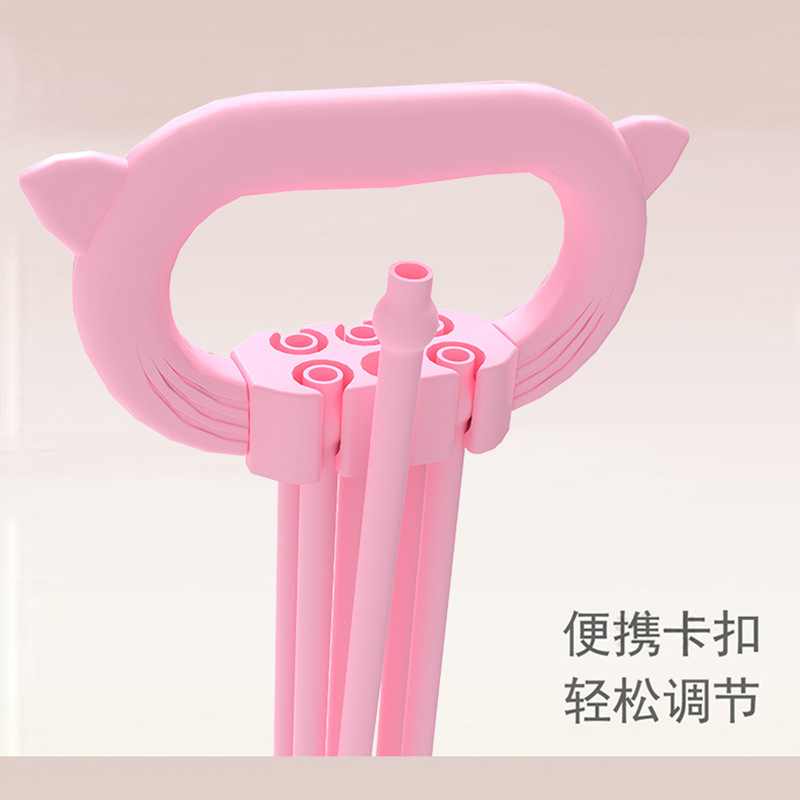 肩と背中をオープンにする調節可能なテンショナー、子供、女性、男性、胸を広げる、8の字型テンションロープ、ヨガバックトレーニング用の弾性バンド|undefined