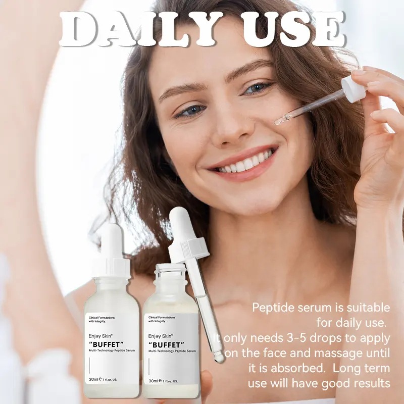 Foreign trade eye serum, anti-aging, moisturizing, hydrating, moisturizing, dry skin, wrinkles, cross-border peptide anti-wrinkle serum wholesale.