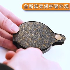 折り畳みルーペ携帯多機能皮カバーミニマイクロミラー高齢者読書高精細フォントアンプ