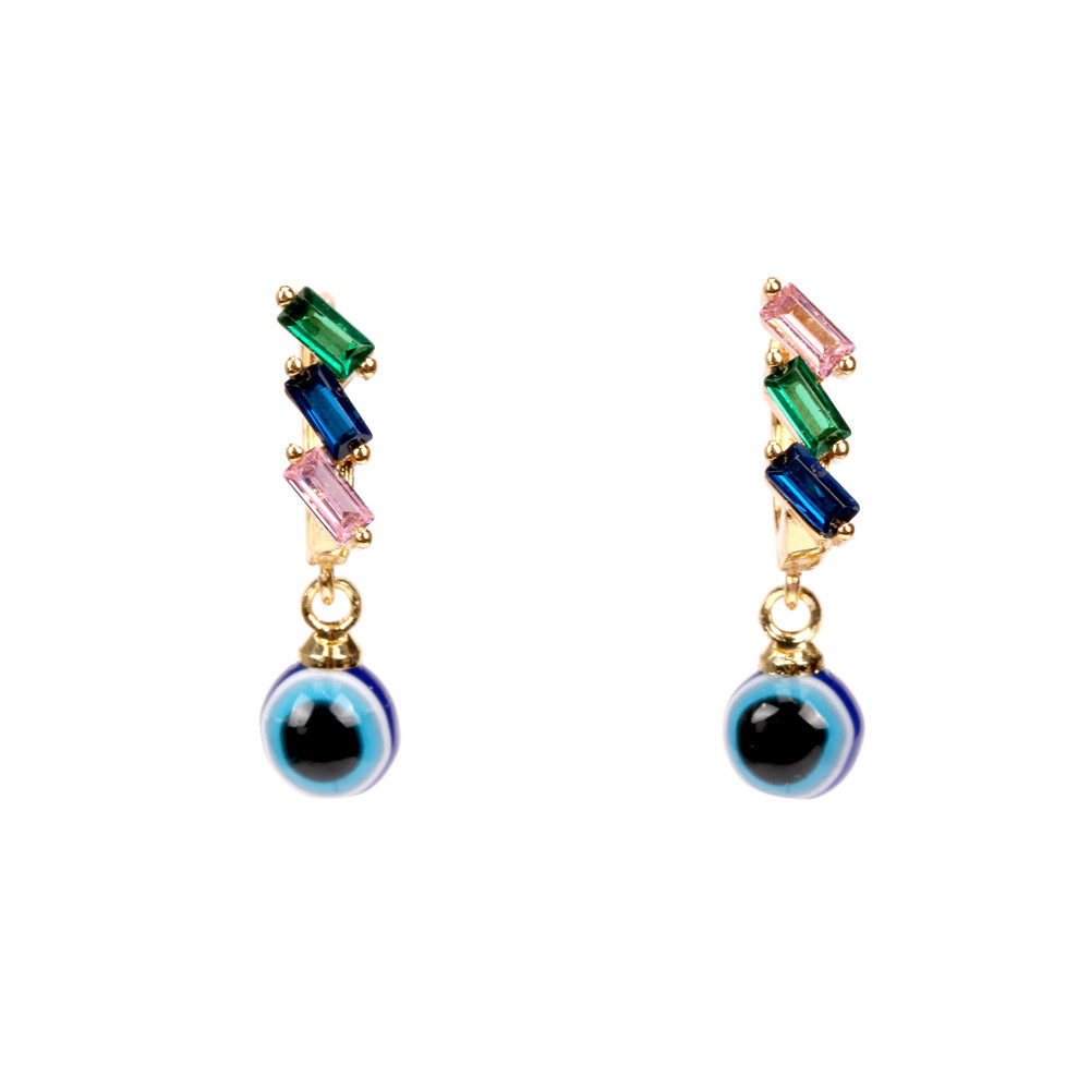 fashion diamond devils eye earrings wholesalepicture3
