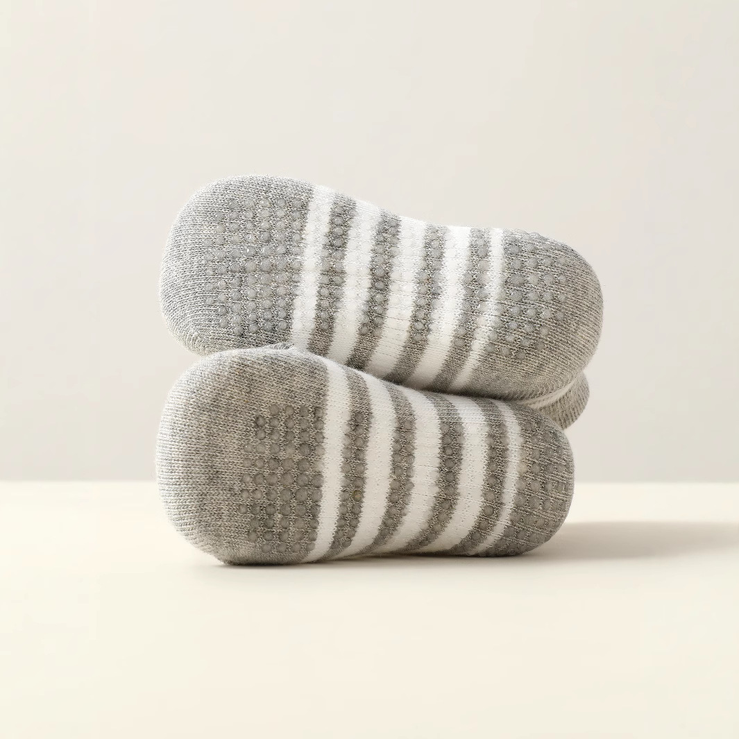 Calcetines Tobilleros para Bebés Set de 12 Pares de Algodón, Transpirable, Absorción de Sudor, para el Hogar