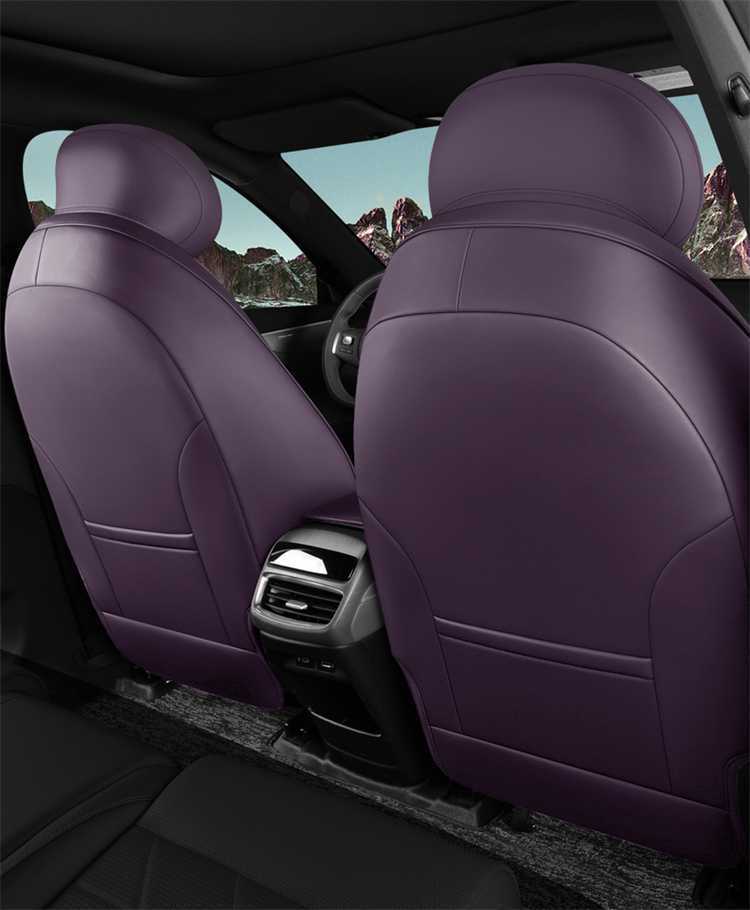 Changan Deep Blue S07 Car Seat Cushion, Deep Blue S7 Full Leather Seat Cover, All-Season Universal Seat Cushion, Full-Cover Seat Cover