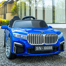 宝马儿童电动车四轮遥控男女宝宝摇摆可充电四驱1-3-6岁双驱动