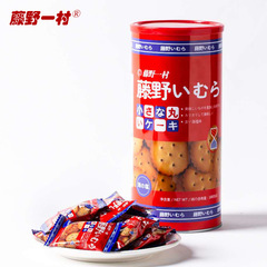 Fujino Ichimura Japanese-style Japanese Sea Salt Small Cookies 168g Canned New Internet-Famous Snack for Girls' Dormitory and Office