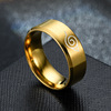 Naruto, black ring, accessory stainless steel