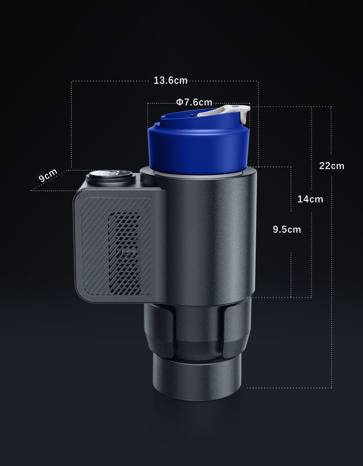 Smart car cold and warm cup 12V fast cooling mini car small ice bar desktop new cold water cup can be sent on behalf