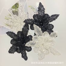 新款洛丽塔刺绣多层花片手缝水晶立体花朵DIY女装婚纱头饰辅料