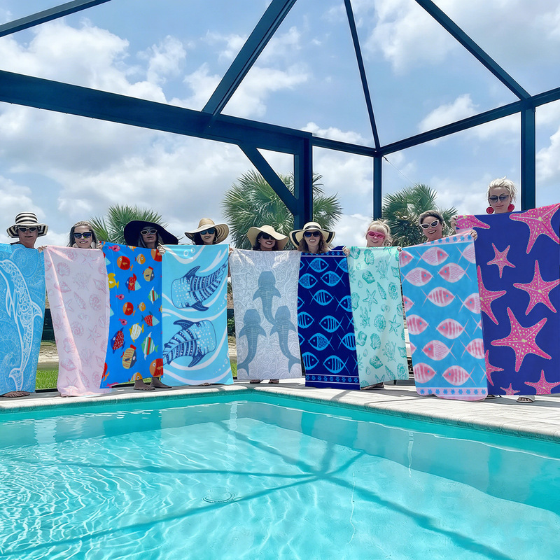 Cross-Border Nautical Series Printed Beach Towel, Adult Microfiber Beach Sun Protection Shawl, Quick-Drying and Water-Absorbent Towel Cross-Border Nautical Series Printed Beach Towel, Adult Microfiber Beach Sun Protection Shawl, Quick-Drying and Water-Absorbent Towel