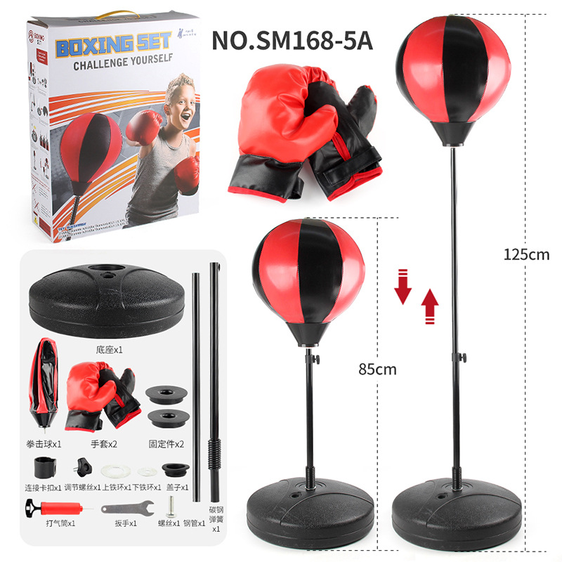 Boxeo infantil bolas de velocidad boxeo vertical bolas catárticas 110cm pequeña ventura de mesa boxeo bolas de velocidad juguetes
