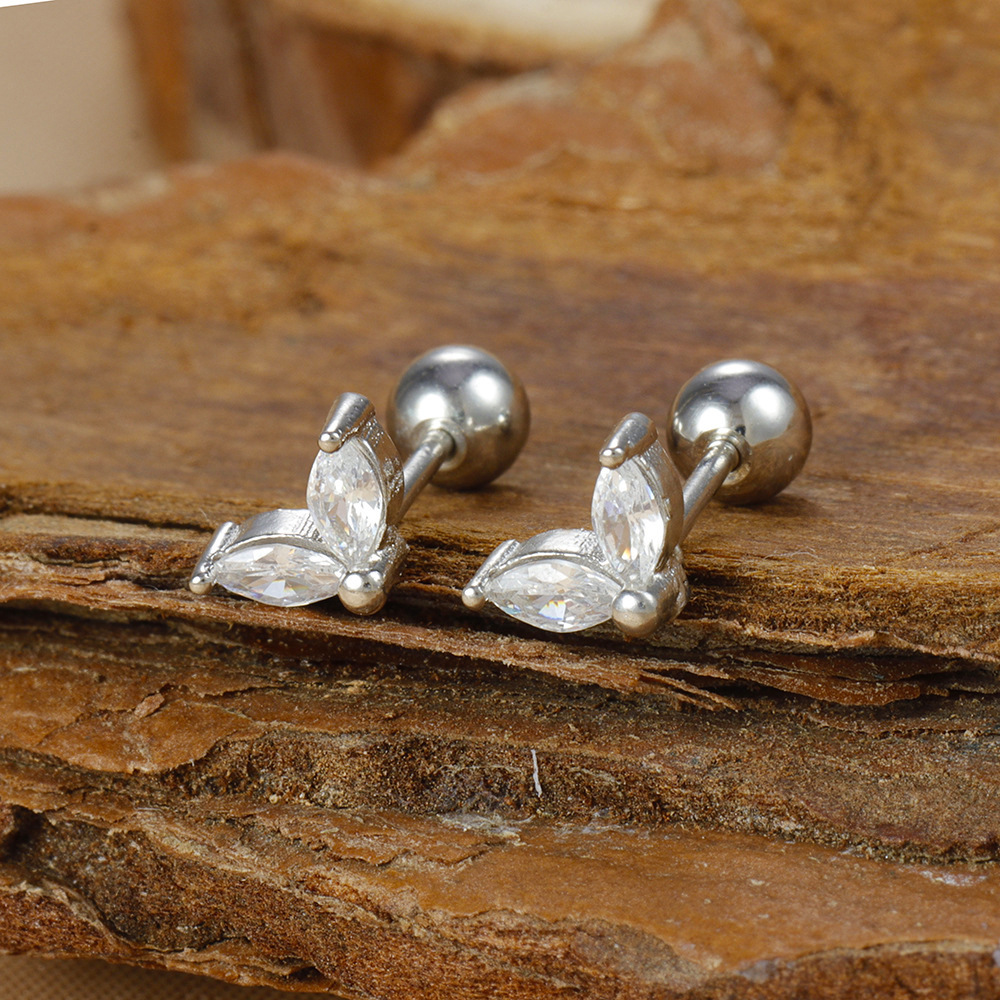 1 Par Elegante Geométrico Gotitas De Agua Enchapado Cobre Circón Pendientes De Gota Aretes display picture 25