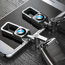 创意金属锌合金汽车钥匙扣男女士简约钥匙链防丢个性腰挂饰品批发