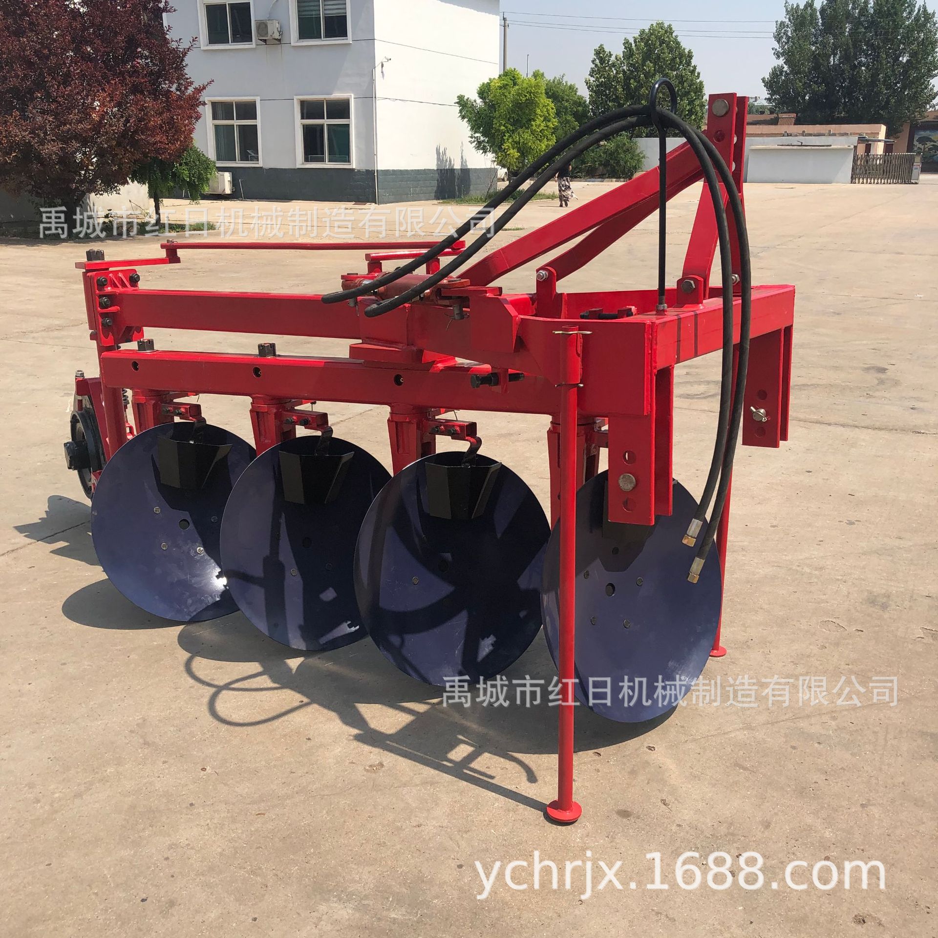 供应圆盘犁双向5片液压圆盘犁1LY(SX) 525拖拉机配圆盘犁