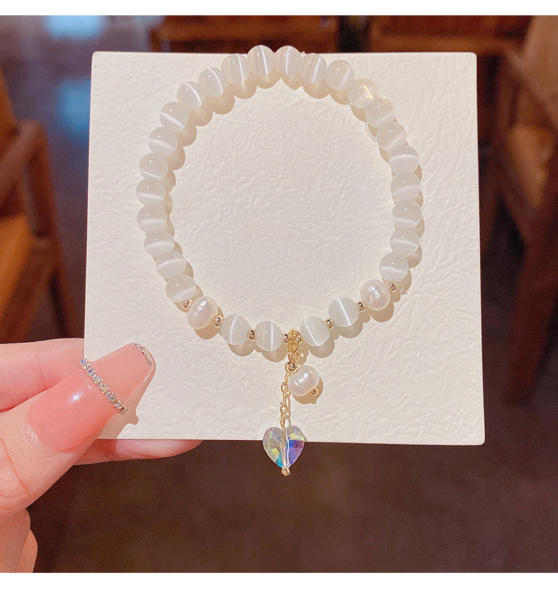 Opal Bracelet Girl Adjustable Crystal Light Luxury Pendant Hand Jewelry display picture 2