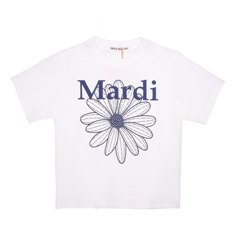 【カウンター品質】韓国マルディトレンドブランド半袖Tシャツリトルデイジードーマンプリントラウンドネックピュアコットンクロスボーダー|undefined