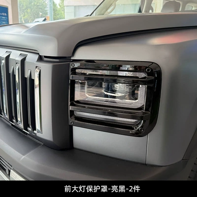 Light frame Version Front and Rear Light Covers - fuel-version-raptor-front-lampshade-glossy-black-pair