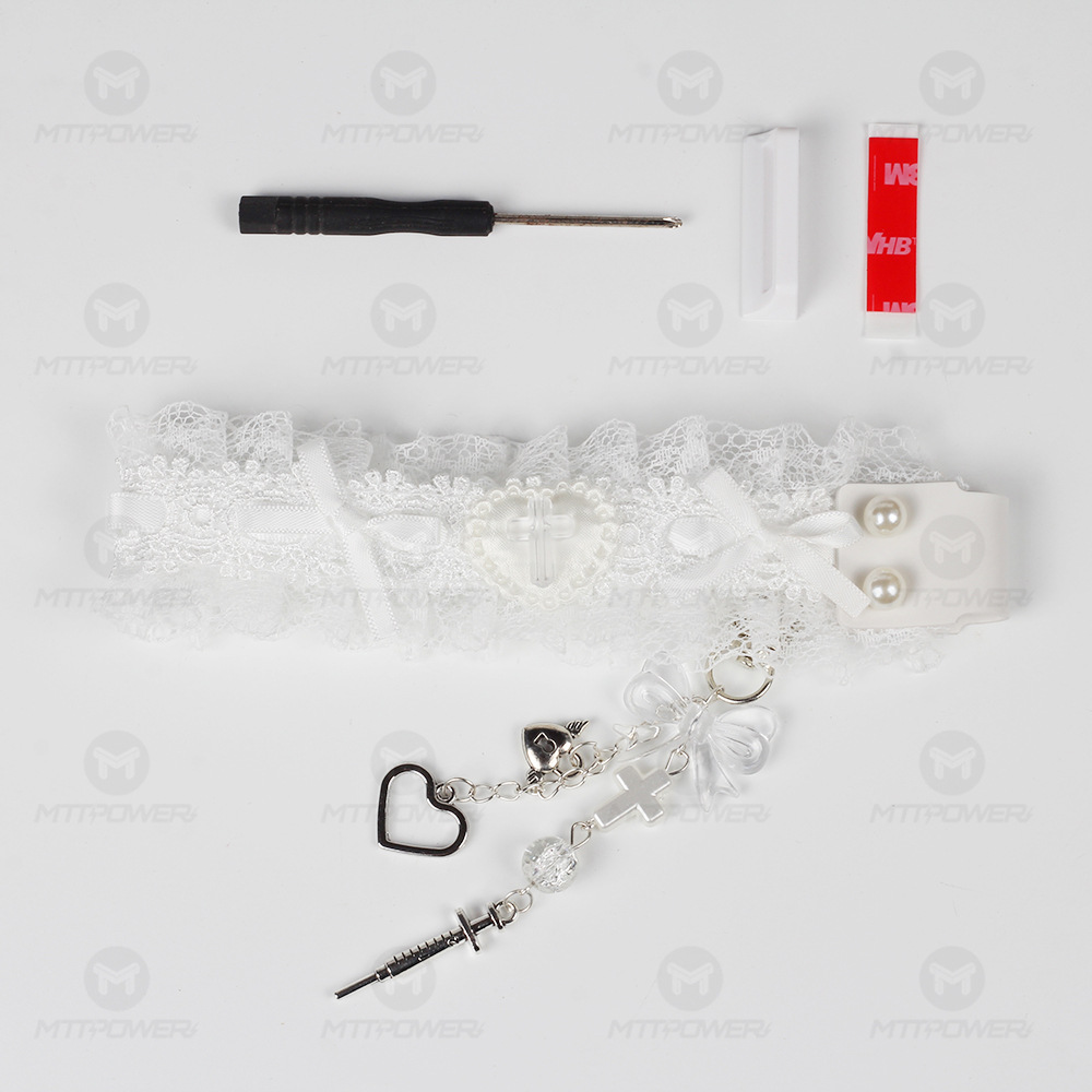 Caballos de teclado de encaje con hebilla teclado decorativo hecho a mano accesorios de teclado wootingATKDIY universal transfronterizo