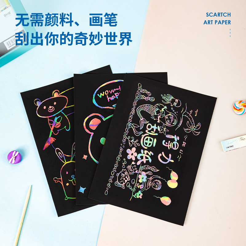 Papelería de papel de dibujo a4 niños de jardín de infantes graffiti diy dibujo de dibujo a mano