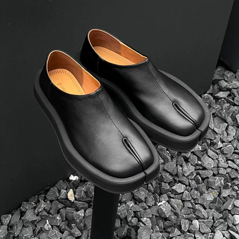 Soft loafers platform, shoes for men and women for leather shoes