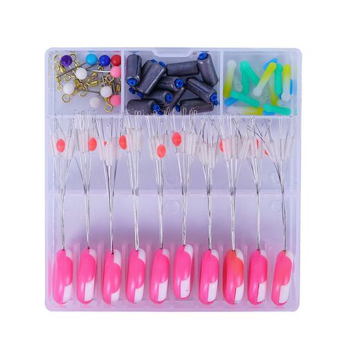 Silicone space bean set competitive large and small fishing gear line set accessories complete set of fishing lead leather floating seat fishing gear wholesale