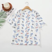 夏季冰丝骨折护理裤子儿童易穿脱魔术贴侧开防蚊手骨折上衣打石膏