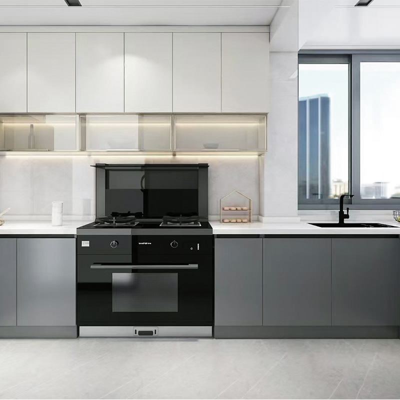 蜂窝铝板阳台柜全铝洗衣机柜组合太空铝洗手盆柜全铝家居定制
