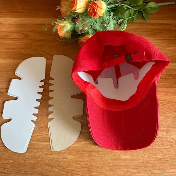 In stock supply all kinds of paper special-shaped cardboard hat holder for adults from 100 for sale thickened baseball paper hat holder factory wholesale