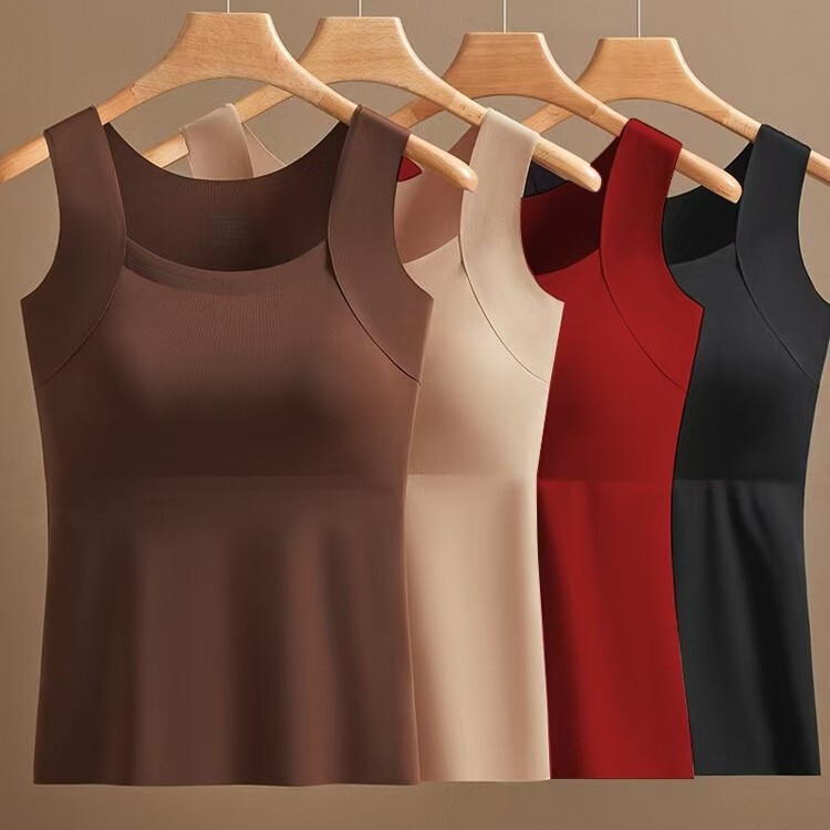 Plus-Size Bosein Ice Silk Seamless Mask-Style Base Layer with Chest Pads, Vest-Style Fixed Cup Bra Integrated Base Underwear Plus-Size Bosein Ice Silk Seamless Mask-Style Base Layer with Chest Pads, Vest-Style Fixed Cup Bra Integrated Base Underwear