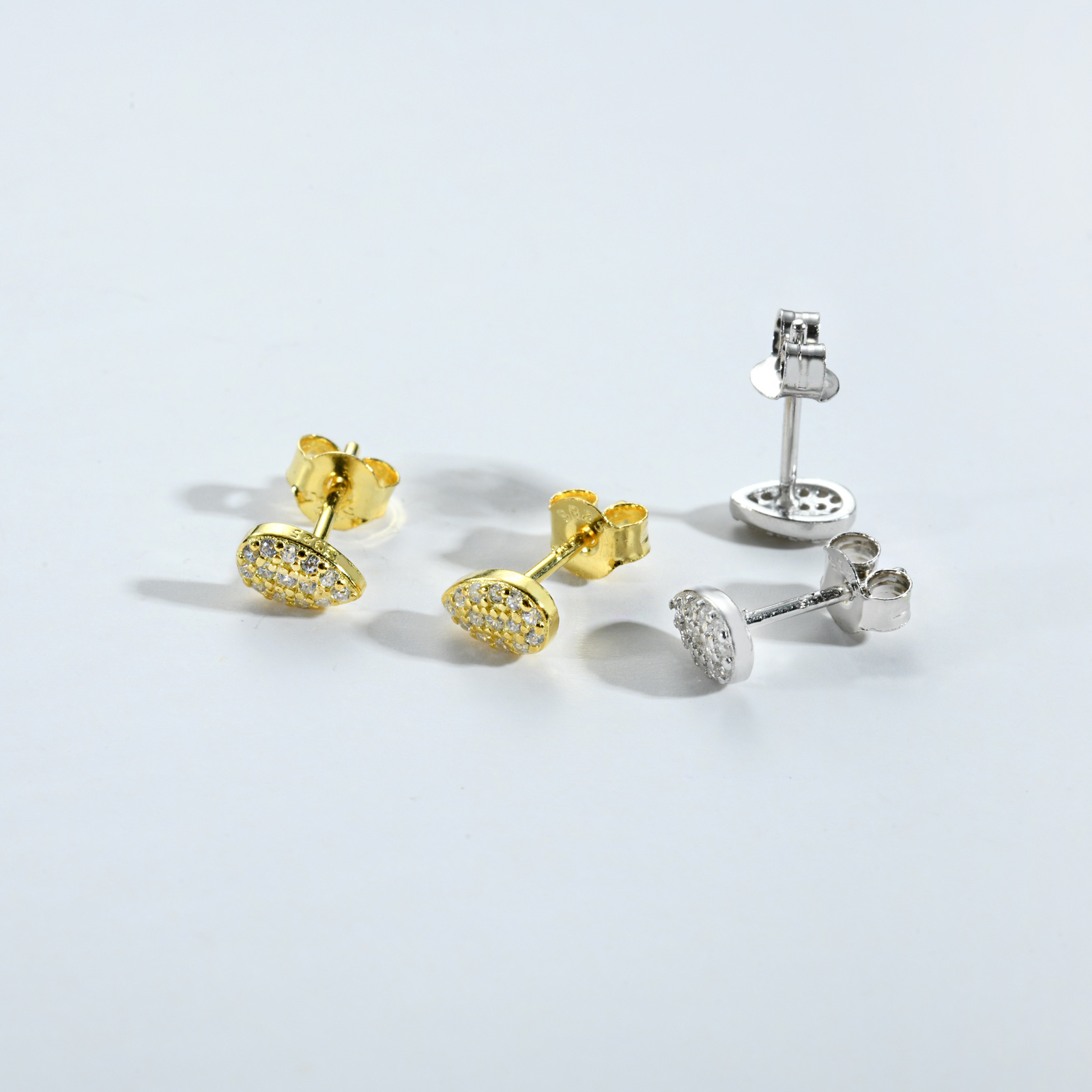 4g Weight 0.05µm-0.08µm Gold Plating Thickness Electroplating Gold Plating Process 925 Sterling Silver Ear Needle Material 18K Real Gold Plated, Platinum Plated Plating Material Zircon Inlay Material Ear Studs Classification 1 Pair Quantity Holiday, Daily Occasion 925 Sterling Silver Material Round, Square, Water Droplets Pattern Women's Gender Simple Style, Shiny Style Inlay Craft 1 Pair 925 Sterling Silver Zircon Round Square Water Droplets Ear Studs 8
