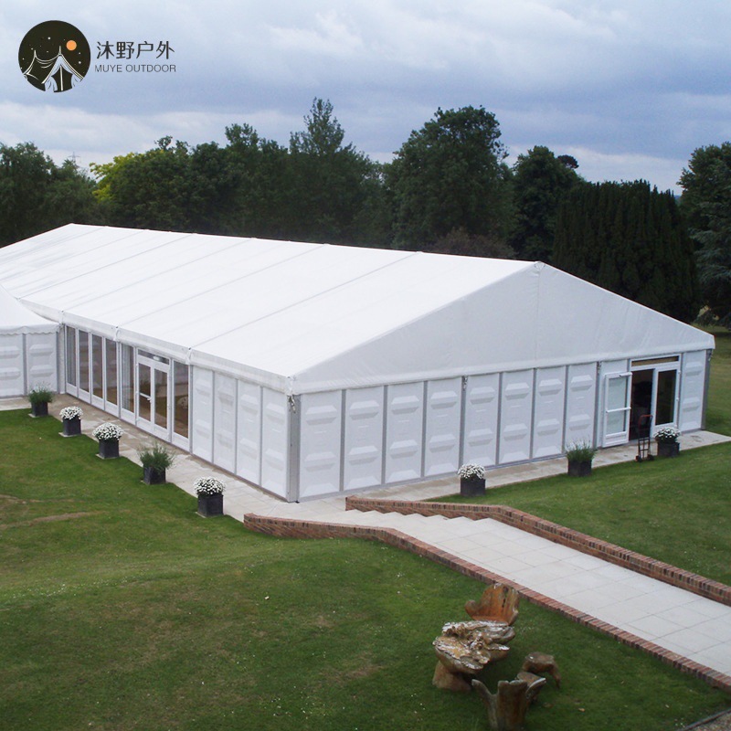 Muye exposición de eventos al aire libre a gran escala exhibición punto escénico tienda de almacenamiento de aleación de aluminio hotel tienda de bodas venta caliente
