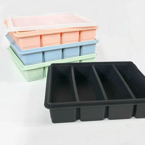 Ice Cube Tray Mold for Large Ice Blocks, Commercial Ice Storage Mold, Food-Grade Ice Brick Maker, Ice Cube Tool