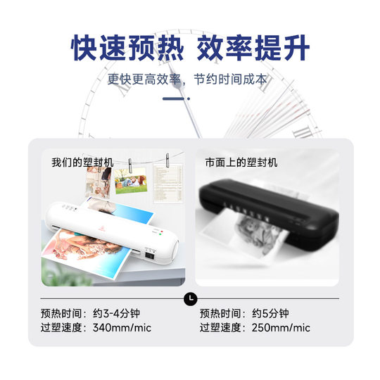 Shuou SL280 plastic sealing machine A4 plastic machine automatic glue machine document photo laminating machine laminating machine