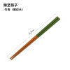 Single pair of chopsticks Japanese style and wind family with 24 cm long -term to a single double natural bamboo chopstick anti -skid sushi pointed chopstick