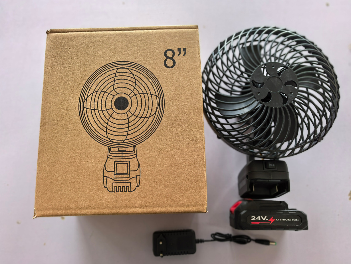 Ventilador de Escritorio Inalámbrico Recargable, para Camping y Exteriores image 19