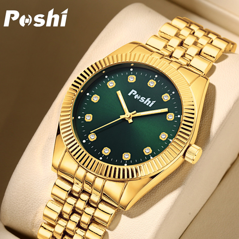 Reloj de hombre moda casual luminoso reloj de cuarzo de mujer reloj de pareja Reloj transfronterizo europeo y americano en stock POSHI