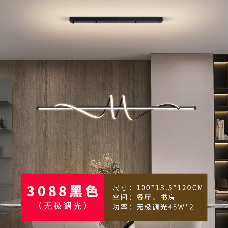 Candelabro de restaurante Lámpara de Zhongshan de lujo ligero, diseño minimalista moderno, comedor, bar, isla, mesa de comedor, lámpara, nuevo 2025