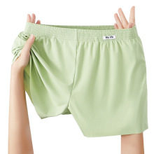 男士内裤冰丝平角裤男宽松透气舒适短裤男生青年个性冰丝阿罗裤潮