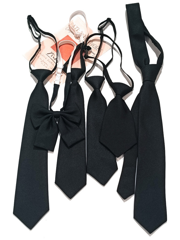 Pure Black Tie Set Polyester Matte Casual All-match Basic Student Accessories Bow Tie Short Women's Hands Long Men's Pure Black Tie Set Polyester Matte Casual All-match Basic Student Accessories Bow Tie Short Women's Hands Long Men's