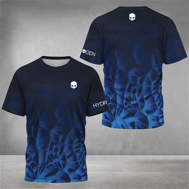 2025 venta caliente moda 3D impresión digital para hombres deportes deportes suelta transpirable manga corta cuello redondo camiseta en stock