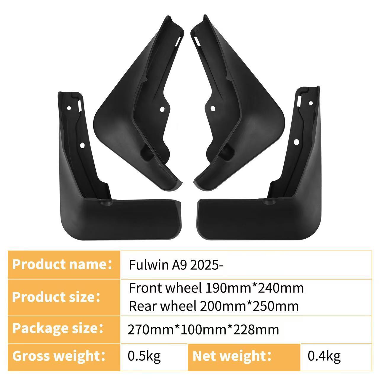 Guardabarros para Chery Fulwin A9L 2025, artículo de gran venta transfronterizo.