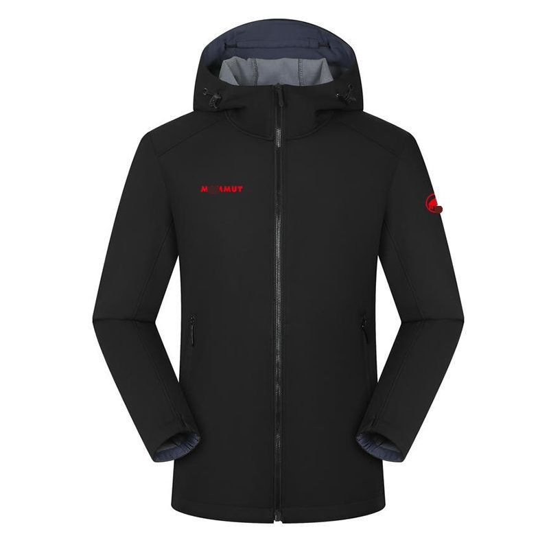 Mammoth Jacket Men's and Women's Same Style Autumn and Winter New Elephant Home Outdoor Sports Soft Shell Windproof and Waterproof Hooded Jacket